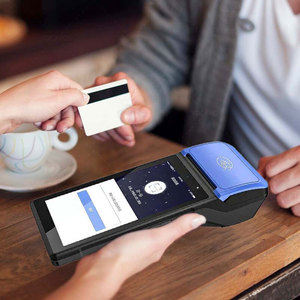 Impresora de recibos térmica móvil POS 58mm Sistema Pos de pantalla táctil Android con NFC Wi-Fi <span class=keywords><strong>PDA</strong></span> de mano - Product Image 1