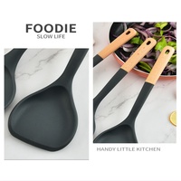 Home Essentials Ensemble d'outils de cuisine résistants à la chaleur Ensembles d'ustensiles de cuisine en silicone de qual