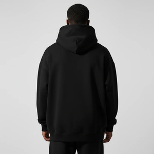Vente en gros OEM – Nouvelle collection de sweats à capuche surdimensionnés en polaire épaisse coupe-vent, brodés avec logo personnalisé, en polyester/coton, pour l'hiver - Product Image 6