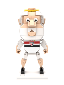 Figurine de blocs de construction personnalisée Légende du football, Écusson d'équipe, Ornement de bureau MOC, Faible MOQ, Cadeau commémoratif pour fans, Livraison rapide - Product Image 2