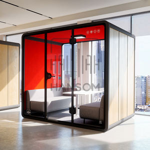 Cabina telefónica privada para reuniones en la oficina Space Silence Pod <span class=keywords><strong>Coworking</strong></span> Space Cabina acústica Insonorizada Office Pod - Product Image 5