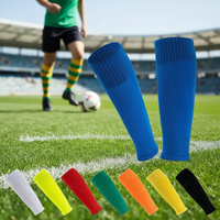 Chaussettes de football personnalisées pour équipes avec manchons, antidérapantes, en silicone, en Spandex/Coton, collection Printemps, vendues en lot