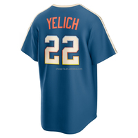 Nueva llegada, camiseta de béisbol de los Milwaukee Brewers para hombres y niños # 22 Christian Yelich # 10 Sal Frelick # Uniforme de Softbol Chourio 11