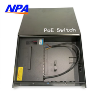 Switch de Red Inteligente Apilable AI PoE de 8 Puertos 10/100Mbps RJ45, Metálico, Resistente a la Lluvia, para Exteriores, IEEE 802.3af/at, Plug&Play, para Cámaras IP