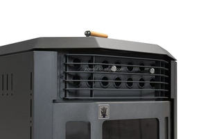 Modern Industrial Design Free-Standing Cold Rolled Steel Wood Pellet <b>Stove</b> 94% Efficiency Smoke-Free Eco-Friendly Outdoor - Product Image 6