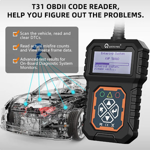 T31 Xe Đầy Đủ OBD2/<span class=keywords><strong>EOBD</strong></span> Máy Quét Kiểm Tra Tự Động Hệ Thống Động Cơ Công Cụ Chẩn Đoán Ô Tô Chuyên Nghiệp Mã Đọc Máy Quét - Product Image 2