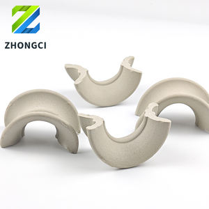 Anneaux de remplissage en céramique de haute qualité pour colonnes industrielles Zhongci Factory, anneaux de remplissage en céramique Intalox de 19 mm, 25 mm, 38 mm, 50 mm - Product Image 2