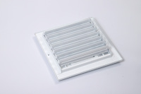 Grilles de ventilation carrées en acier pour plafond HVAC, à trois voies, pour montage mural latéral extérieur, 4CB0808, pour climatisation
