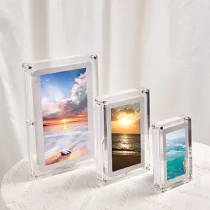 Cadre photo électronique album vidéo 7 pouces 8GB IPS écran photo numérique cadre acrylique clair pour cadeau d'un ami