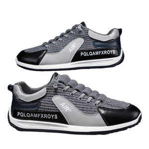 Chaussures de sport décontractées pour hommes, nouvelle mode, souples, respirantes, en maille, semelle épaisse, antidérapantes, rehaussantes et confortables - Product Image 1