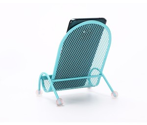 Supporto per cellulare con struttura ad angolo arrotondato in rete di ferro con supporto per sedia reclinabile a scaffale antiscivolo stabile per <span class=keywords><strong>Smartphone</strong></span> - Product Image 5