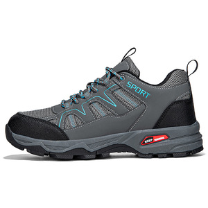 Chaussures de randonnée pour hommes, dessus en mesh respirant, semelle extérieure en caoutchouc, semelle intermédiaire en EVA, bout rond, toutes saisons, sport, extérieur, marche, trekking - Product Image 2