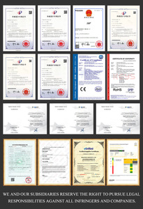 Sáng tạo sang trọng tự động hoạt động im lặng Đồng hồ duy nhất Winder hiển thị màu xám đậm bằng gỗ màu xanh LED xem Winder Box với ánh sáng - Product Image 6