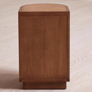 Pháp thiết kế cổ điển Bàn Cạnh Giường ngủ với cây Knot da bề mặt cổ xưa-phong cách rắn gỗ nightstand cho biệt thự lưu trữ tủ - Product Image 5