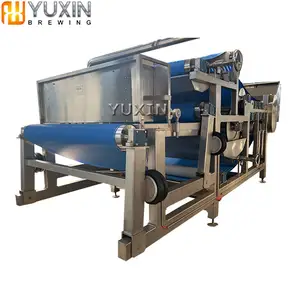 fruit crusher and juicer industrial apple cider production line belt press for apples