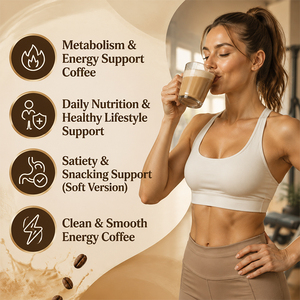 ผงกาแฟโปรตีน OEM กาแฟสำเร็จรูปโปรตีนสูง ผสมไฟเบอร์และสารสกัดจากชาเขียว |   เครื่องดื่มผสมเพื่อสุขภาพและพลังงาน - Product Image 2