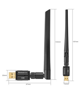 Higi 150m <span class=keywords><strong>Bluetooth</strong></span> 5.4 Adapter Trình điều khiển miễn phí <span class=keywords><strong>USB</strong></span> <span class=keywords><strong>Bluetooth</strong></span> Dongle Adapter cho PC <span class=keywords><strong>Windows</strong></span> 11/10/8.1 - Product Image 1