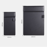 Porte-documents en cuir PU avec rabat supérieur pour vente en gros B2B, organiseur de fichiers, usine OEM