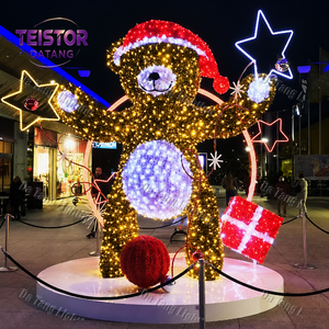 Lumières LED d'extérieur IP65 en forme d'ours pour parcs et aménagements de Noël - Product Image 2