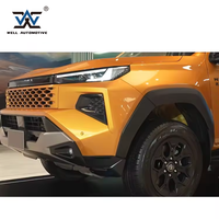 Nouveaux pare-chocs avant tout-terrain avec phares, calandre ABS noire, kits de carrosserie pour Hilux 2016, mise à niveau vers 2026 HILUX TRAVO