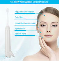 Appareil de beauté portable à haute fréquence Darsonval pour le traitement du visage, du corps et des cheveux, thérapie à l'ozone, spa cutané