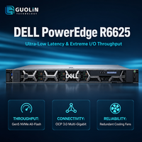 Serveur Rack 1U Dell PowerEdge R6625 d'origine, double processeur AMD EPYC 9004, DDR5, PCIe Gen5, serveur d'inference pour l'apprentissage profond et l'IA