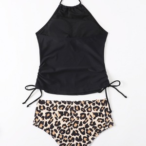 Short de bain grande taille pour femme, imprimé, dos nu, sexy, ouvert, maillot de bain deux pièces, short de plage - Product Image 4