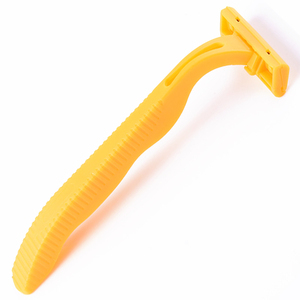 Brasile Colombia cile veneziano a buon mercato onda gialla nuovo Design barbiere doppia lame dritto barba viso rasoi da barba usa e getta - Product Image 2