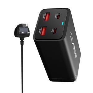 Adaptateur secteur pour téléphone portable 100W <span class=keywords><strong>Chargeur</strong></span> rapide Multi-Port Type-C <span class=keywords><strong>Chargeur</strong></span> de téléphone portable <span class=keywords><strong>Chargeur</strong></span> de bureau portable - Product Image 1