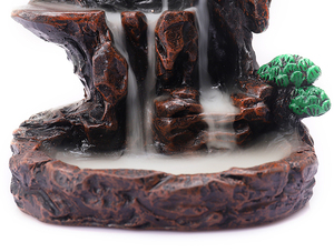 Brûleur d'encens à reflux en résine personnalisé en gros, bois de santal, gingembre, rose, fraise, lavande, océan, prix bas, aromathérapie, route - Product Image 5