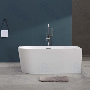 <span class=keywords><strong>Baignoire</strong></span> autoportante en acrylique de haute qualité et bon marché de 1,7 m de profondeur avec jupe gauche pour salle de bain, design Gurgle - Product Image 3
