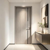 Portes insonorisées minimalistes en bois massif en stock pour hôtels, chambres, appartements et salons - Utilisation extérieure