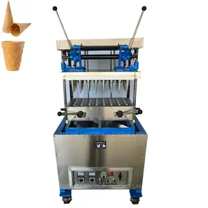 10 teste uso industriale gelato cono di zucchero Wafer biscotto macchina cono gelato che fa macchina