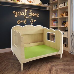 Set di Mobili Montessori per Asilo Nido in Legno Morbido Moderno Ecologico Camera da Letto Biblioteca Sala Giochi <span class=keywords><strong>Angolo</strong></span> Lettura Divano per Bambini - Product Image 4
