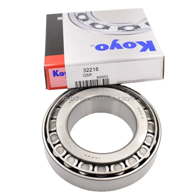 Rolamento 32218 Koyo tapered roller bearing 32213 32216 32217 32218 taper roller bearing with size chart