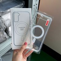 Étui de téléphone portable magnétique en TPU+PC avec emballage en boîte pour Samsung Galaxy S26 S25 Plus S24 S23 FE A07 A17 A16