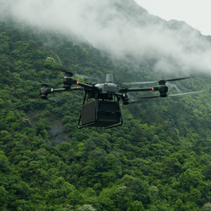 Drone de transport D JI d'occasion avec système de levage aérien, drone multirotor 4 axes 8 rotors pour le transport de marchandises, batterie longue durée - Product Image 2