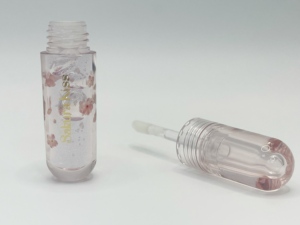 Brillo Labial Herbal en Gel Rojo con Ingredientes Minerales y Brillantes en Forma Líquida - Product Image 3