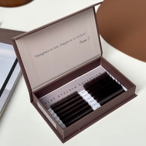 Boîte cadeau magnétique personnalisée haut de gamme pour faux cils avec logo de marque privée, plateau en carton et doublure en éponge gaufrée – Vente en gros - Product Image 1