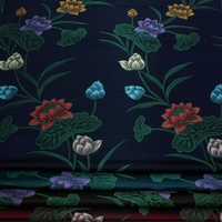 Nouveau tissu jacquard brocart de haute qualité à motif floral classique et tendance pour coussin décoratif et robe mongole pour femme