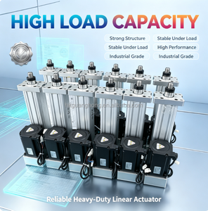 Actionneur linéaire électrique à haute capacité de charge, corps en aluminium, série industrielle, cylindre avec moteur - Product Image 1