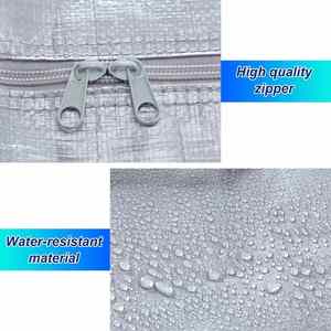 Heavy Duty <b>Extra</b> <b>Large</b> Waterproof Zippers Moving Storage Totes Bags With Backpack Straps and Strong Handles - Product Image 2