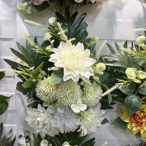 Nuevo <span class=keywords><strong>Arreglo</strong></span> <span class=keywords><strong>Floral</strong></span> Artificial Grande Estilo Abanico 2026, No se Desvanece, para Uso en Exteriores en Tumbas y Cementerios Conmemorativos - Product Image 4