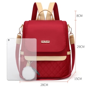 Mochila de viaje antirrobo <span class=keywords><strong>para</strong></span> Mujer, morral escolar a la moda, de Color sólido, <span class=keywords><strong>para</strong></span> <span class=keywords><strong>adolescentes</strong></span> - Product Image 2