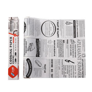 食品紙ワックスラップ紙シート両面シリコーンノンスティックオイルプルーフクラフト用オーブン空気フライヤーキッチンバーベキュー - Product Image 5