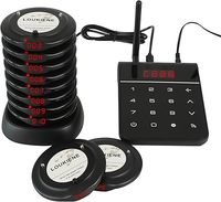 Système d'appel sans fil pour restaurants, système de pagination avec 20 pagers de table pour églises, garderies, clubs, hôpitaux, cafés et bars