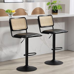 Le <span class=keywords><strong>tabouret</strong></span> haut Offre Spéciale <span class=keywords><strong>de</strong></span> barre <span class=keywords><strong>de</strong></span> conception <span class=keywords><strong>unique</strong></span> préside des chaises <span class=keywords><strong>de</strong></span> barre pour la cuisine avec des dossiers <span class=keywords><strong>de</strong></span> rotin - Product Image 4