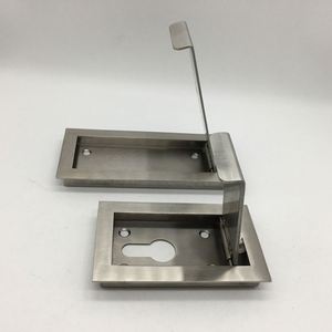 Poignée de porte d'armoire cachée encastrée de meubles durables de la meilleure qualité avec trou de cylindre - Product Image 2