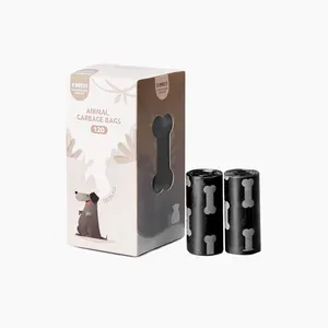 Custom Eco Friendly 100% Compostable Biodegradable Waste Astm D6400 Pet Dog T Shirt Poop Pack Plastic Bag Cornstarch With Handle