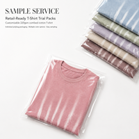 T-shirt vintage délavé en vrac 220 GSM 100 % coton unisexe, teint en pièce, OEM ODM, marque privée, fabricant grossiste